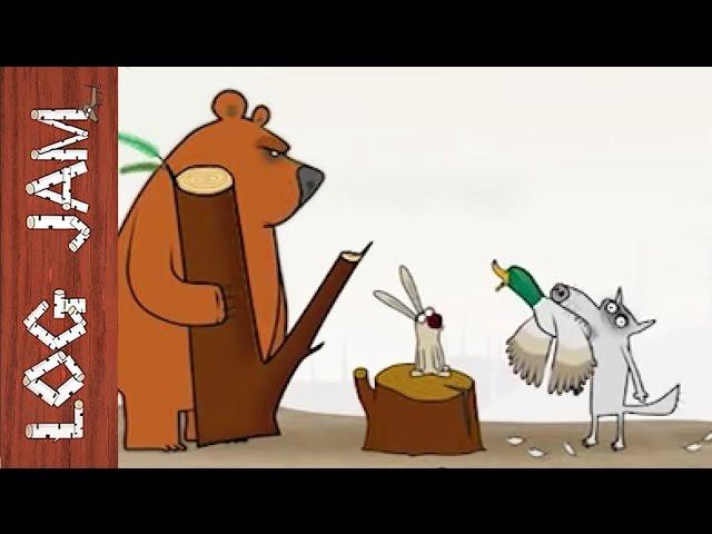 The Duck - funny cartoons || Log Jam series