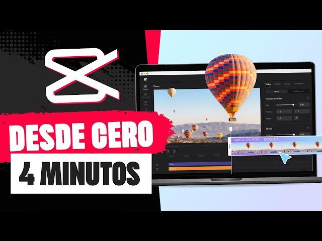 Tutorial CAPCUT PC ️ Nivel BÁSICO | Editor de video TikTok