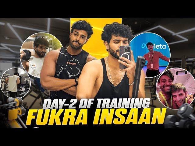 Day 2 of TRAINING @FukraInsaan in DELHI !!  | Workout Vlog