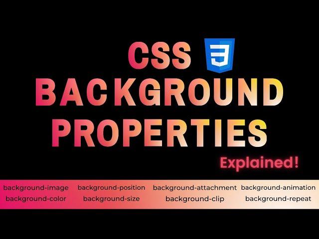 CSS Background Properties Tutorial