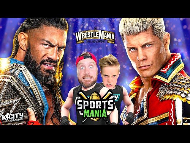 WrestleMania 2023: Cody Rhodes vs Roman Reigns Prediction in WWE 2k23 (SportsMania #3) K-CITY GAMING