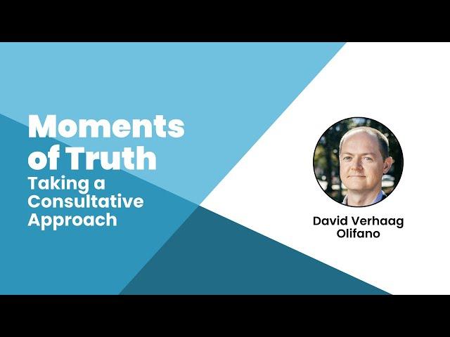 David Verhaag: Taking a Consultative Approach