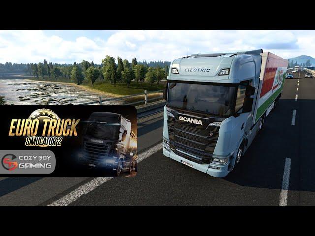 Euro Truck Simulator 2: Scania S BEV | PC Gameplay (No Commentary)