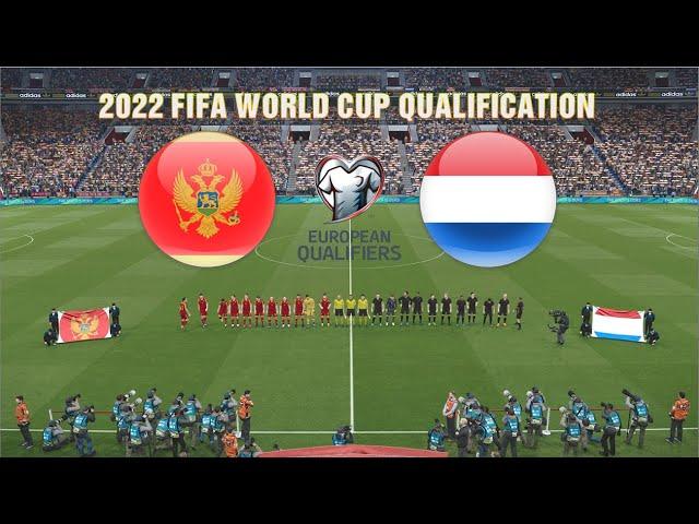 HIGHLIGHTS MONTENEGRO v NETHERLANDS | 2022 FIFA World Cup Qualifiers | Realistic Gameplay