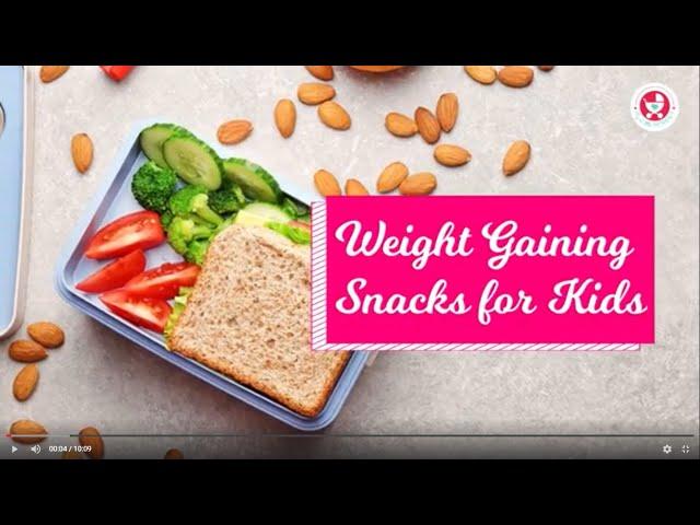 3 Weight Gaining Snack for Kids [Healthy snacks recipe]