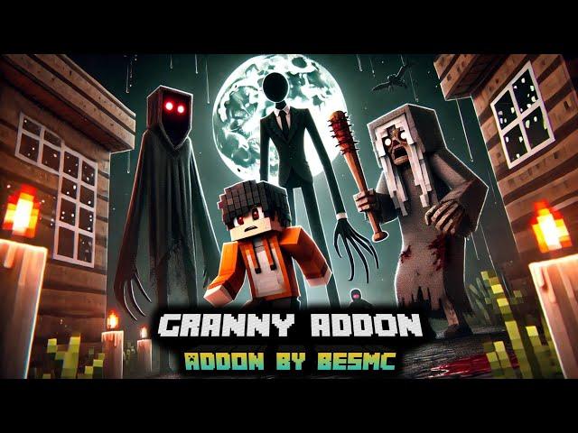 Minecraft Pe Horror Mod - Granny Addon | More Horror Creatures in Your World