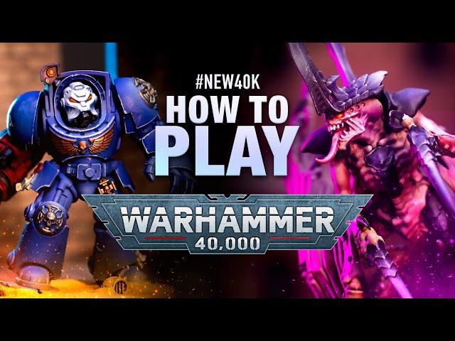 How to Play Warhammer 40k. Space Marines vs Tyranids Demo Game