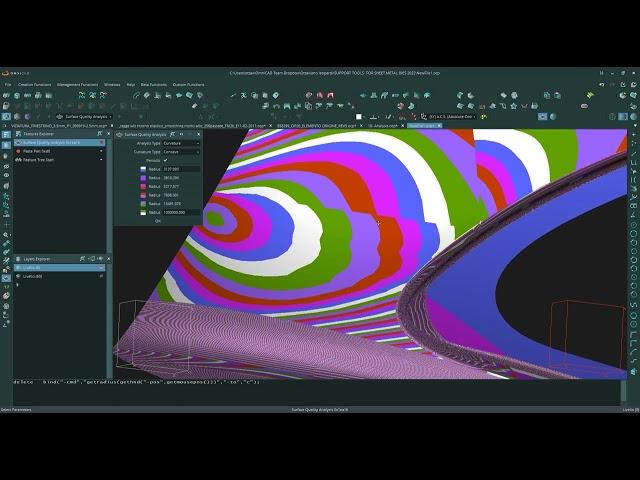 OmniCAD analysis surfaces