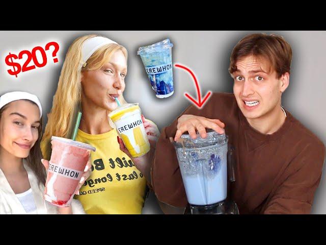 I Tried Making Bella Hadid & Hailey Bieber’s $20 Smoothies