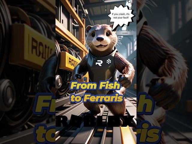 From Fish to Ferraris My Otter Adventure in Roblox Car Factory Tycoon