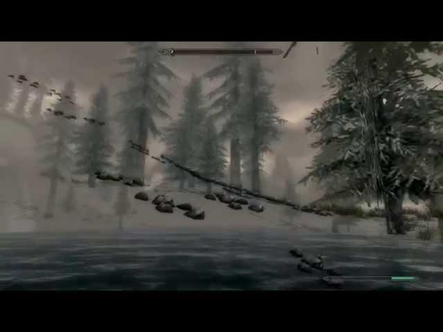 Секретное место в Скайриме.Secret place in Skyrim.