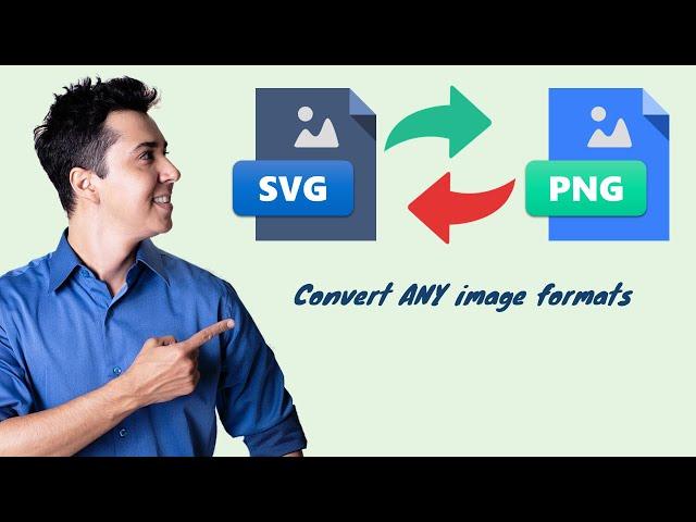 How to convert SVG to PNG | PNG to SVG | Any image format | Using Word or PPT | online | App