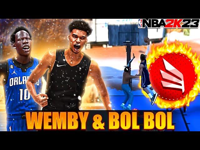 Our Victor Wembanyama and Bol Bol Builds Are UNGUARDABLE In NBA 2K23! Feat. @Sprague2k