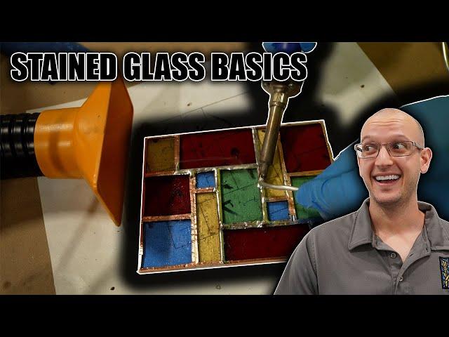 Stained Glass Basics (How To Copper Foil A Beginner Panel)