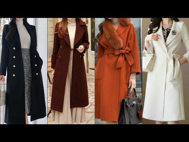 Superbly awesome long coat for women designs ideas - trench coat for ladies 2023