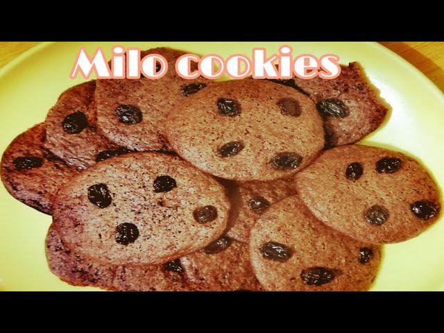 HOW TO MAKE COOKIES / MILO COOKIES /  no bake easy to make