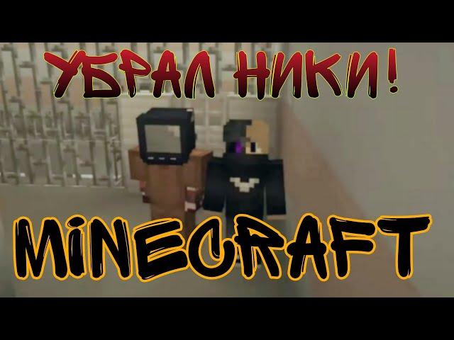 Как убрать ники над головой в Minecraft? Убрал ники в Майнкрафте