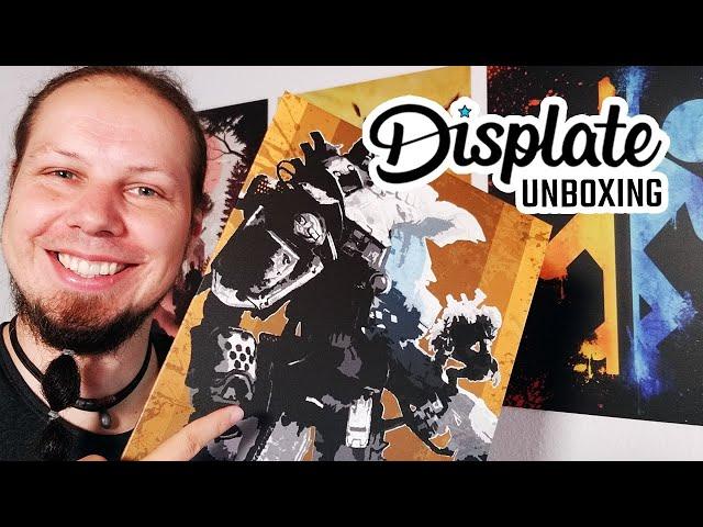 Displate Medium & Large Unboxing and Review 2019 - Fantastic Gaming Artwork