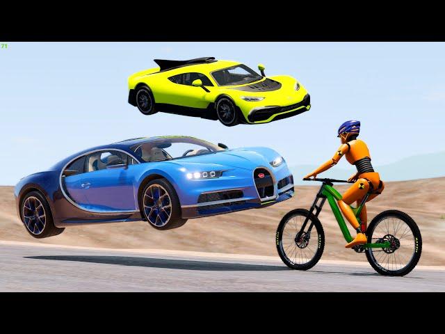 High Speed Street Racing Car Crashes #63 - BeamNG Drive Crashes