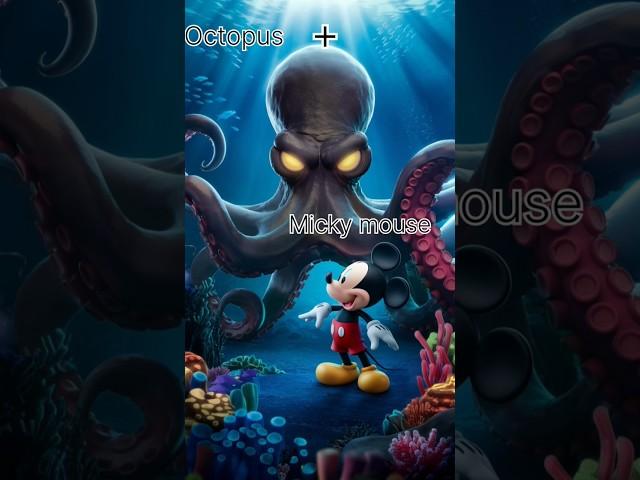 Octopus + Mickey Mouse Hybrid: Amazing ||