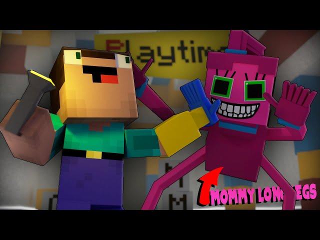 MOMMY LONG LEGS ATTACK MONSTER SCHOOL!! - Minecraft Animation