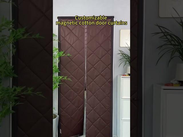 LYGFZF Magnetic Thermal Insulated Door Curtain Self-Closing Privacy Magnetic Screen Door for Winter