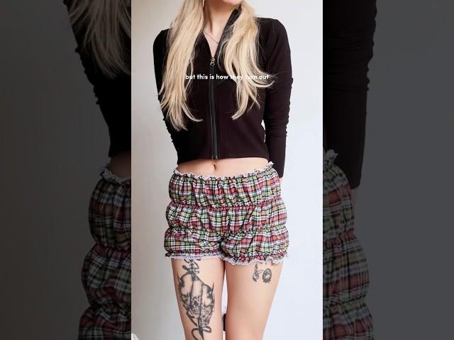 making bloomers from scratch ️#bloomers #pinterest #upcycle #fashiondesign