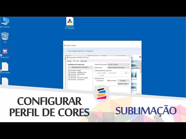 Como Instalar e Configurar Perfil de Cores para Sublimação Sulink