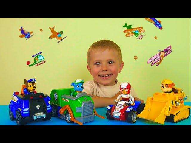 Щенячий Патруль и малыш Даник. Весёлое видео для детей. Paw Patrol and little boy Danik