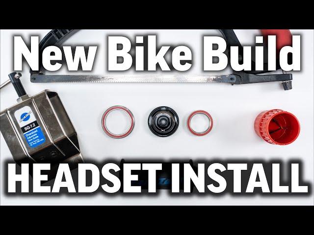 Mountain bike MTB Headset & Fork steerer install guide for beginners. AVOID these common mistakes