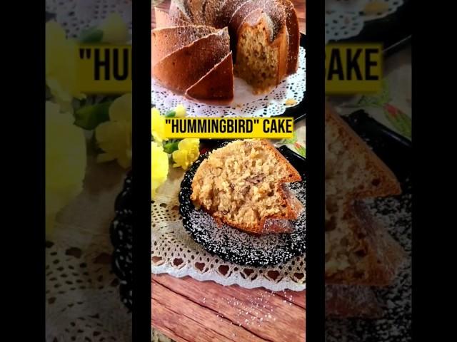 "Hummingbird" Cake. Old recipe...#shortvideo #shorts #videorecipes #nastassjacancook #oldrecipe