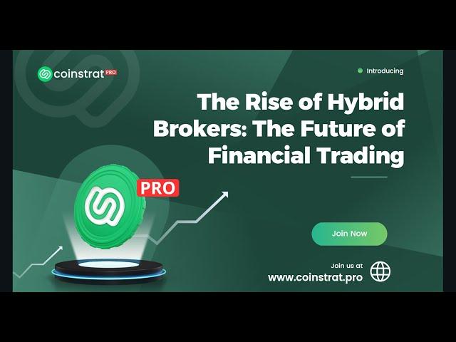 Binance Live AMA: Coinstrat Pro - The Rise of Hybrid Broker, The Future of Financial Trading