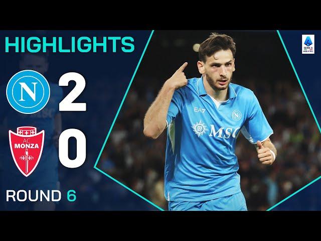 NAPOLI-MONZA 2-0 | HIGHLIGHTS | 6ª GIORNATA | SERIE A ENILIVE 2024/25