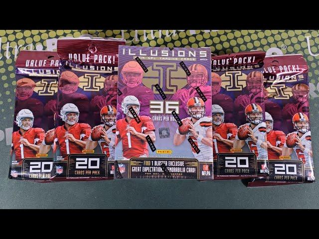 2019 Panini Illusions Football Retail Opening. Blaster Box and Value Packs!