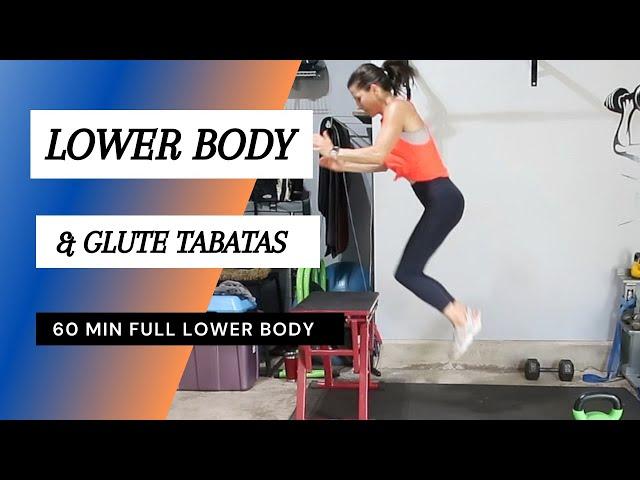 Lower Body & Glute Tabatas //Hip Thrusts & lower Body Exercises//