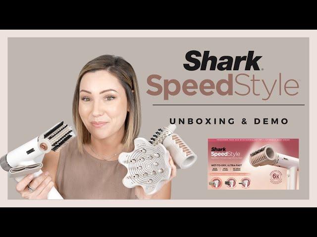 NEW SHARK SpeedStyle UNBOXING + DEMO || The Lightest Leading Digital Hair Dryer?!?!