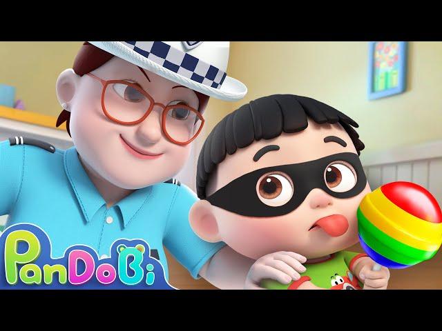 Mommy and Baby Song | Police Officer Catches the Thief + More Nursery Rhymes & Kids Songs - Pandobi