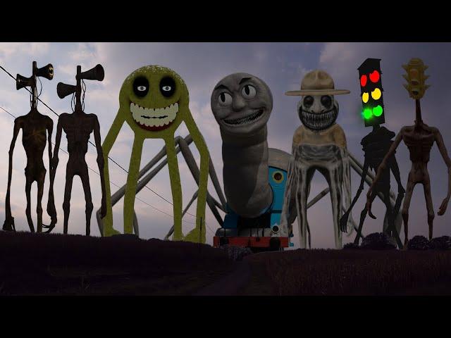 TEAM Siren Head VS Zoonomaly Zookeeper VS Cursed Thomas VS Roblox Innyume Smile VS TEAM Traffic Head