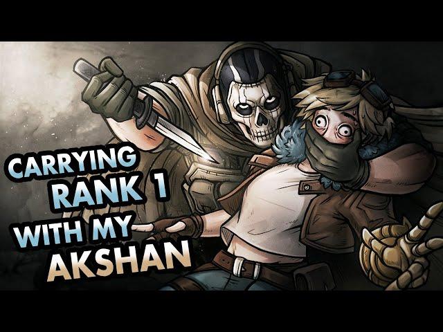 CARRYING RANK 1 PLAYER WITH MY AKSHAN