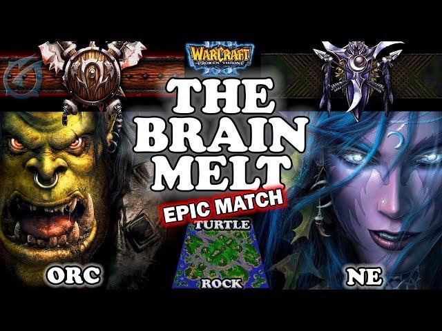 Grubby | Warcraft 3 TFT | 1.29 | ORC v NE on Turtle Rock - The Brain Melt