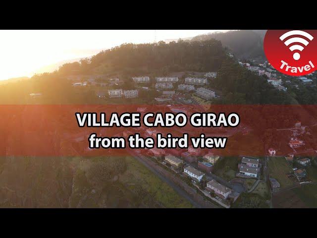 MADEIRA. Village Cabo Girao from the bird view