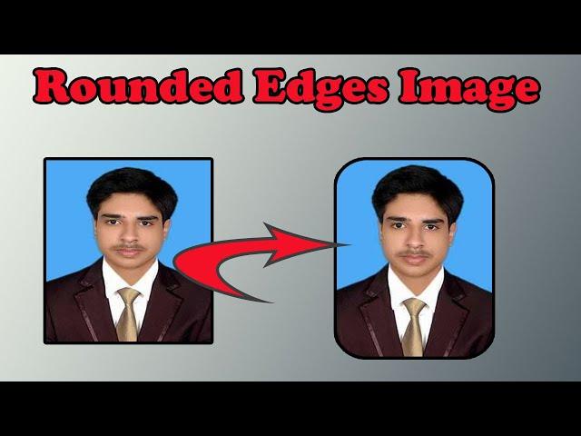 How To Create Rounded Image Corner In Adobe Photoshop/ Rounded Corner Image