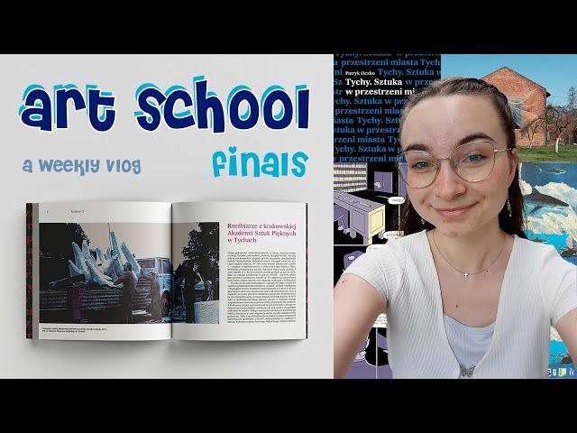 finals week in ART SCHOOL | photography, typography and more