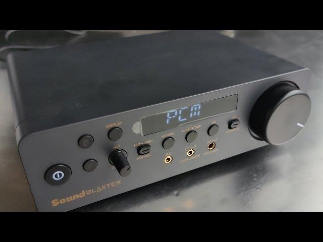 Sound Blaster X5 Desktop USB DAC / Headphone amplifier review