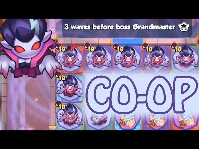 Only Banshee Co-op, Banshee ALL 10 Stack LVL 7 Challenge!! lol Co-op - Rush Royale Full Video Wide