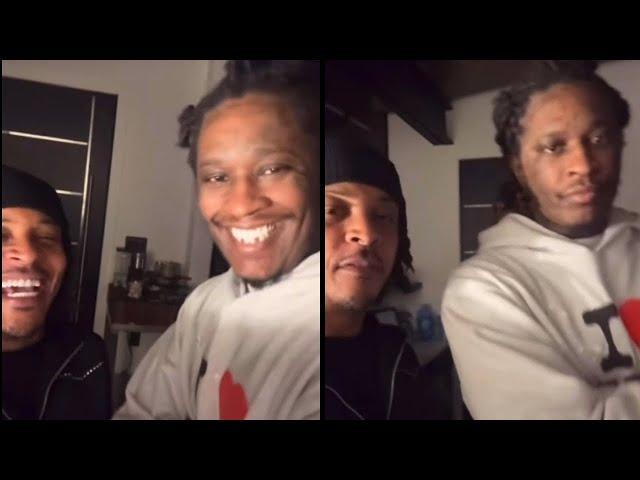 Young Thug PULLS UP On T.I. At STUDIO After JAIL & Brings Him Out Of RETIREMENT “IM BACK