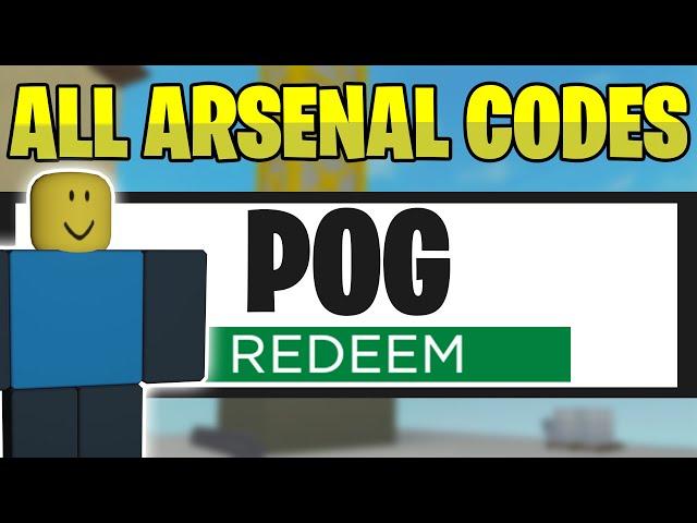 ALL WORKING ROBLOX ARSENAL CODES 2021... (Roblox Arsenal)