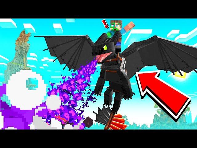 TAMING TOOTHLESS from HOW TO TRAIN YOUR DRAGON! (Minecraft)