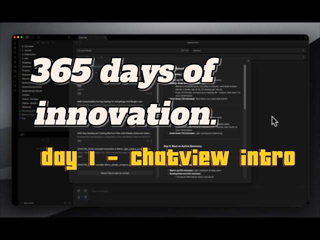 365 Days of Obsidian AI Starts Now! | SystemSculpt DevLog 1/365