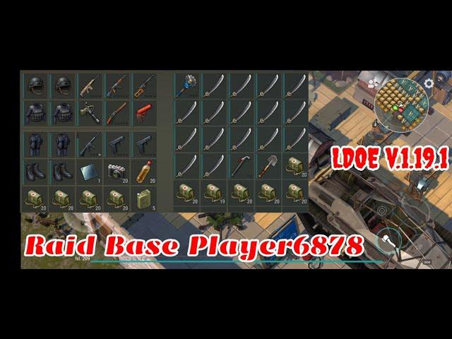 LDOE Raid Player6878 | Suicide Trick | Last Day on Earth v.1.19.1